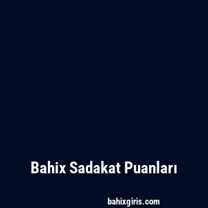 Bahix Sadakat Puanları